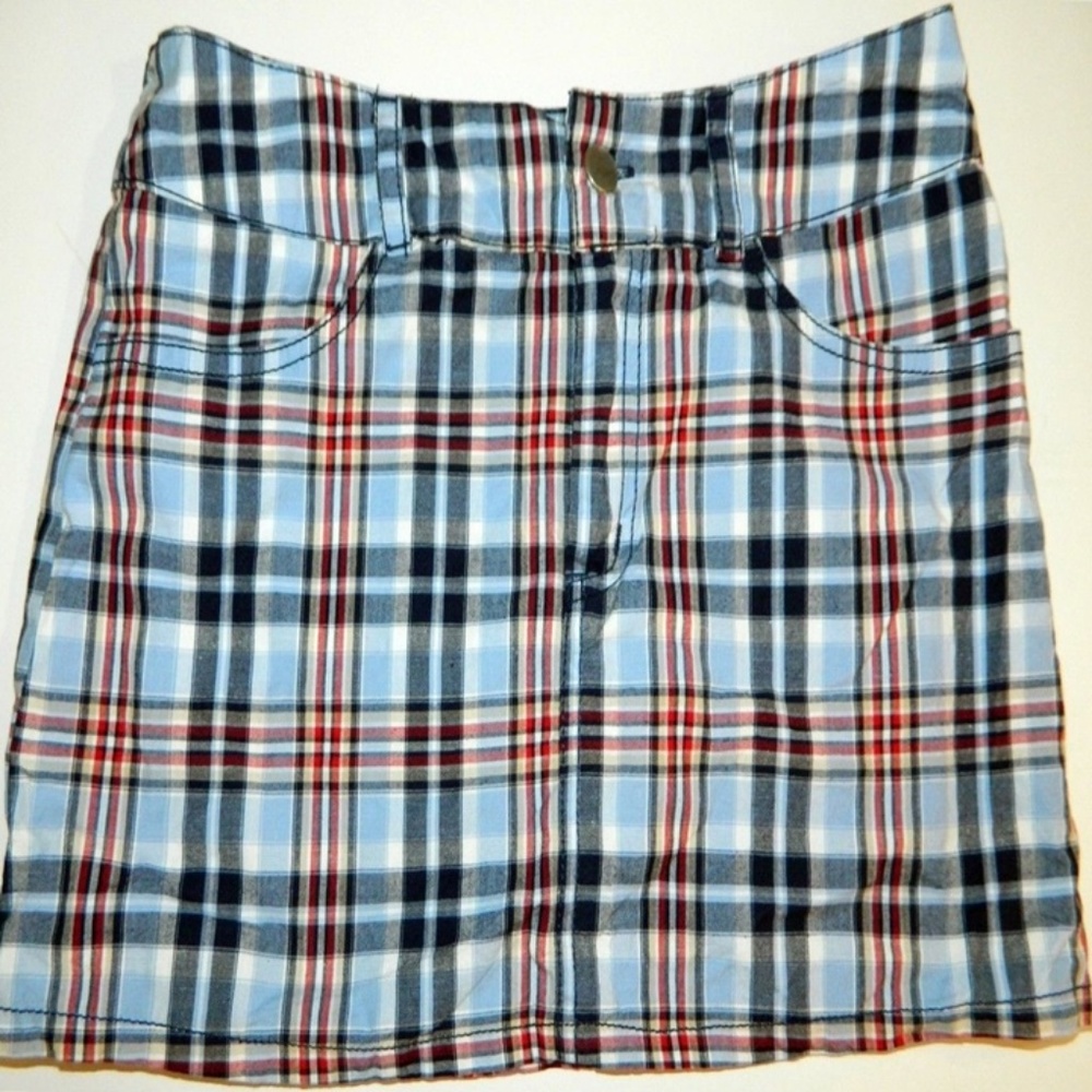 Mascara Junior Size Tartan Plaid Vintage Mini
